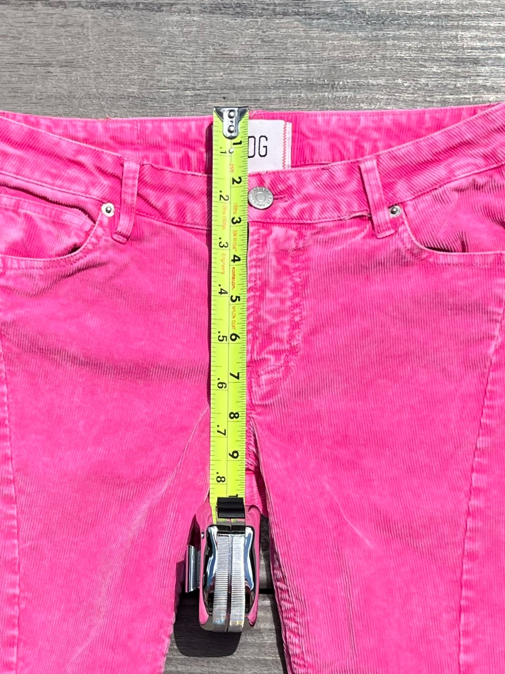 BDG; Hot 'Barbie' Pink; Low Rise; Extreme Flare Jeans; Classic Five-Pocket; US31 - Picture 8 of 12